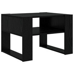 vidaXL Coffee Table Black Oak 66 x 53 x 45 cm Engineered Wood 2