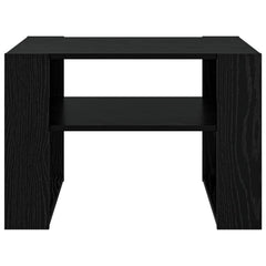 vidaXL Coffee Table Black Oak 66 x 53 x 45 cm Engineered Wood 5