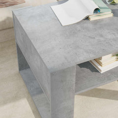 vidaXL Coffee Table Concrete Grey 66 x 53 x 45 cm Engineered Wood 4