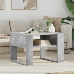 vidaXL Coffee Table Concrete Grey 66 x 53 x 45 cm Engineered Wood 1