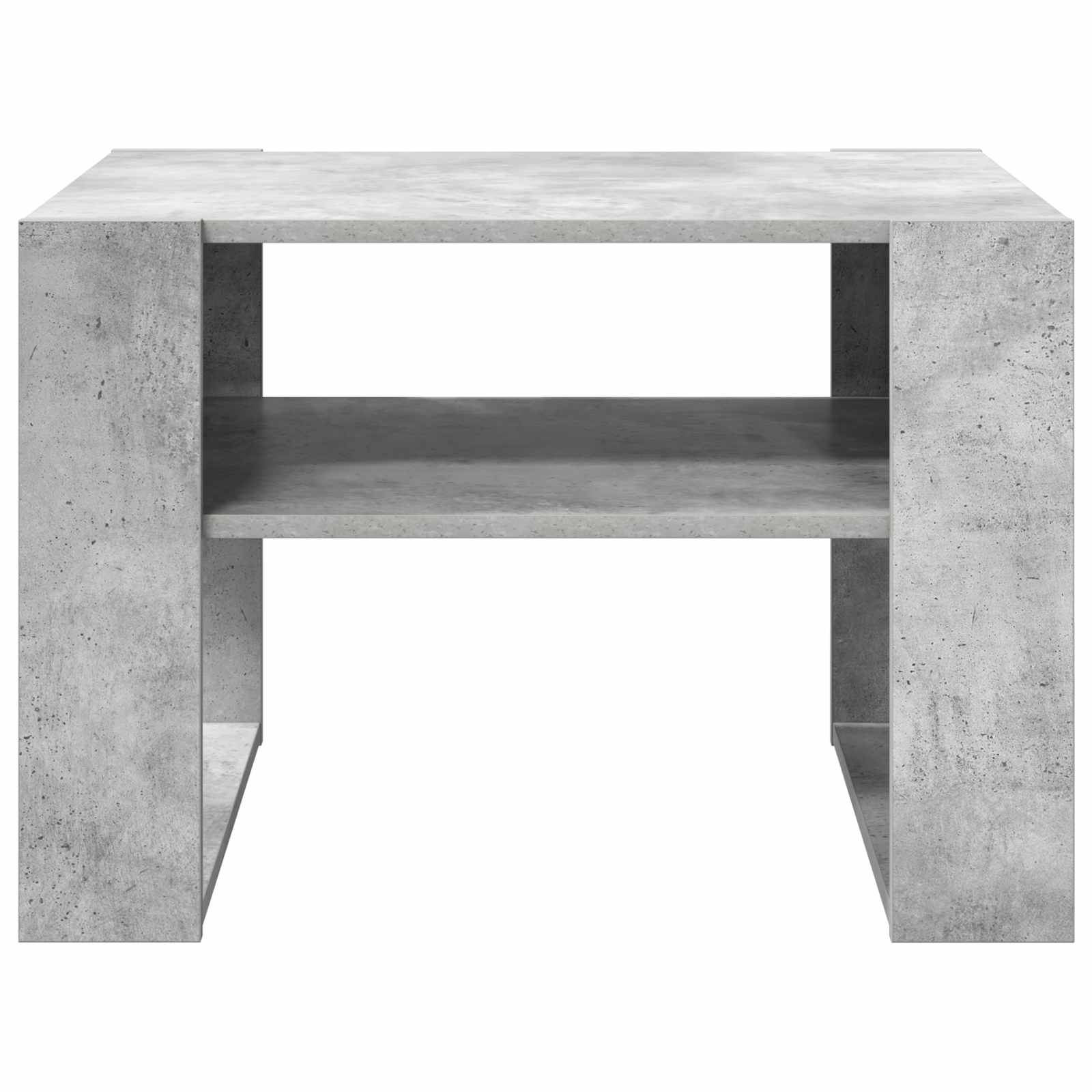 vidaXL Coffee Table Concrete Grey 66 x 53 x 45 cm Engineered Wood 5