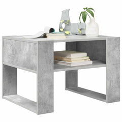vidaXL Coffee Table Concrete Grey 66 x 53 x 45 cm Engineered Wood 3