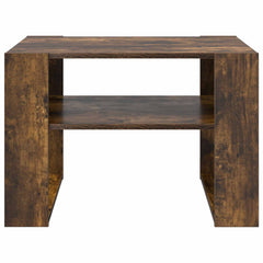 vidaXL Coffee Table Smoked Oak 66 x 53 x 45 cm Engineered Wood 5