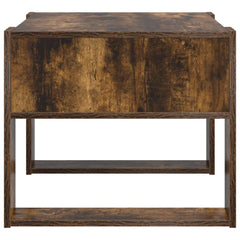 vidaXL Coffee Table Smoked Oak 66 x 53 x 45 cm Engineered Wood 6