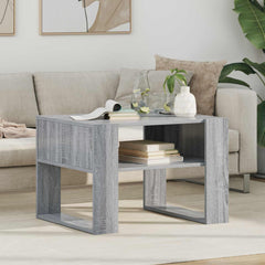 vidaXL Coffee Table Grey Sonoma 66 x 53 x 45 cm Engineered Wood 1