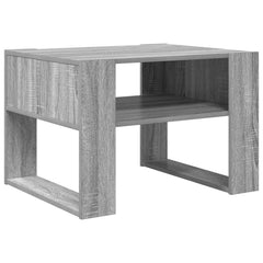 vidaXL Coffee Table Grey Sonoma 66 x 53 x 45 cm Engineered Wood 2
