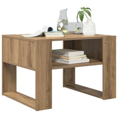vidaXL Coffee Table Artisan Oak 66 x 53 x 45 cm Engineered Wood 3