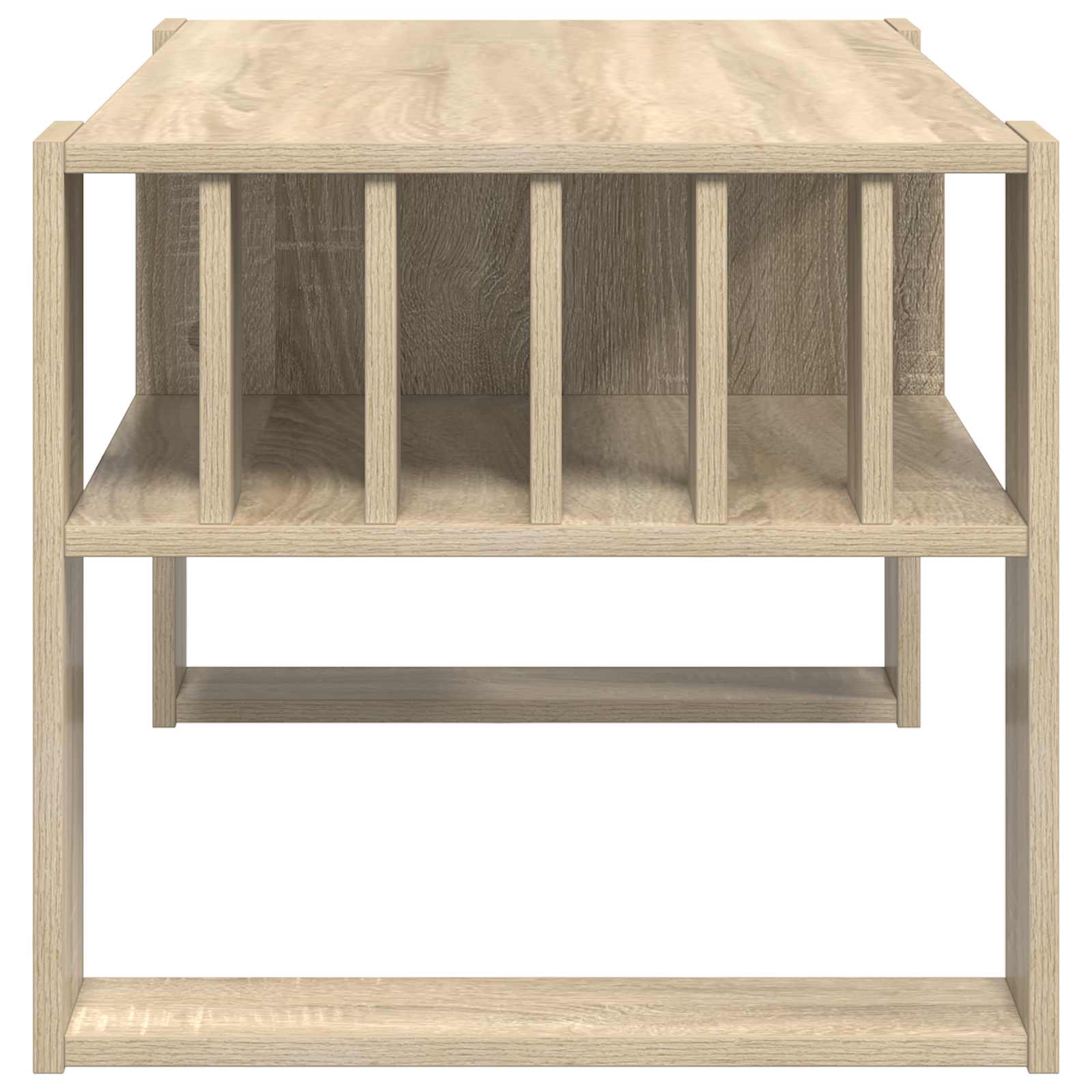 vidaXL Coffee Table Sonoma Oak 92 x 49.5 x 45 cm Engineered Wood 6