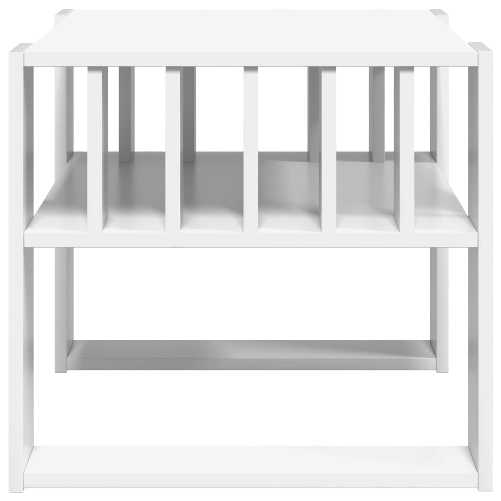 vidaXL Coffee Table White 66 x 49.5 x 45 cm Engineered Wood 6
