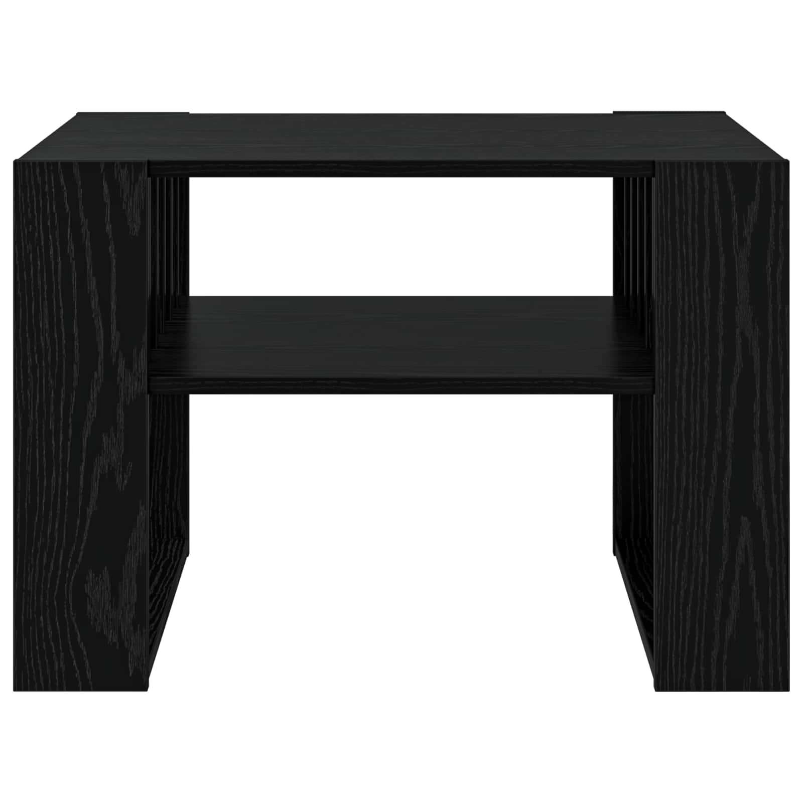 vidaXL Coffee Table Black Oak 66 x 49.5 x 45 cm Engineered Wood 5