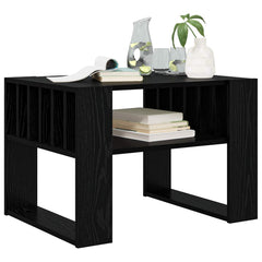 vidaXL Coffee Table Black Oak 66 x 49.5 x 45 cm Engineered Wood 3