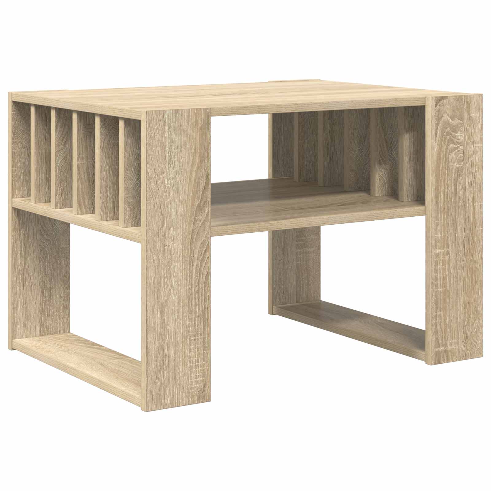 vidaXL Coffee Table Sonoma Oak 66 x 49.5 x 45 cm Engineered Wood 2