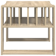 vidaXL Coffee Table Sonoma Oak 66 x 49.5 x 45 cm Engineered Wood 6