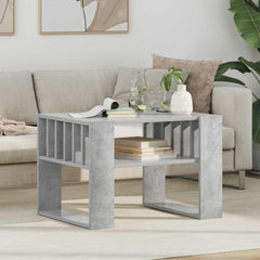 vidaXL Coffee Table Concrete Grey 66 x 49.5 x 45 cm Engineered Wood 1