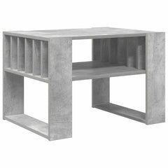 vidaXL Coffee Table Concrete Grey 66 x 49.5 x 45 cm Engineered Wood 2