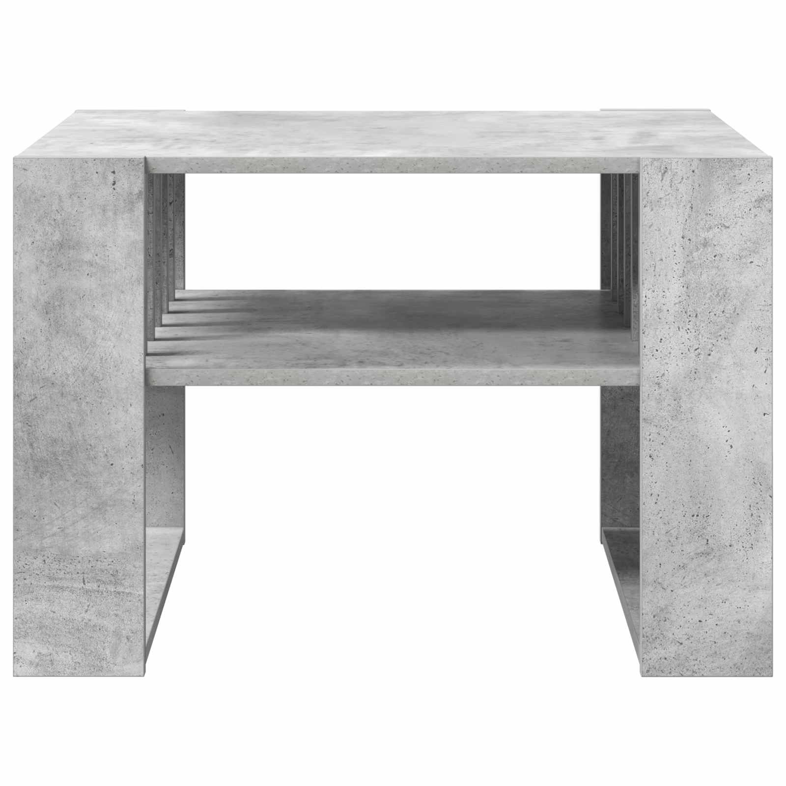 vidaXL Coffee Table Concrete Grey 66 x 49.5 x 45 cm Engineered Wood 5