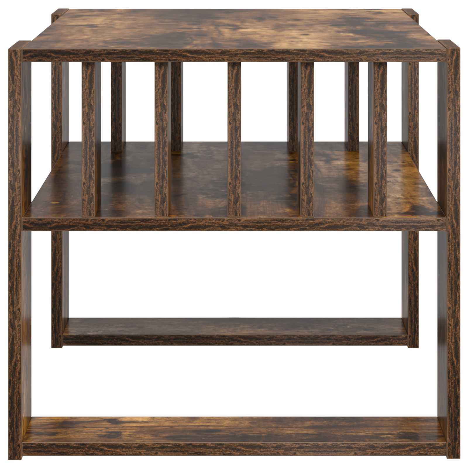 vidaXL Coffee Table Smoked Oak 66 x 49.5 x 45 cm Engineered Wood 6