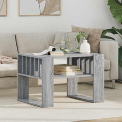 vidaXL Coffee Table Grey Sonoma 66 x 49.5 x 45 cm Engineered Wood 1