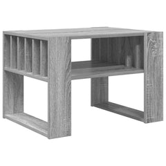 vidaXL Coffee Table Grey Sonoma 66 x 49.5 x 45 cm Engineered Wood 2