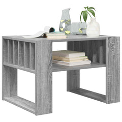 vidaXL Coffee Table Grey Sonoma 66 x 49.5 x 45 cm Engineered Wood 3