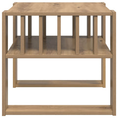 vidaXL Coffee Table Artisan Oak 66 x 49.5 x 45 cm Engineered Wood 6