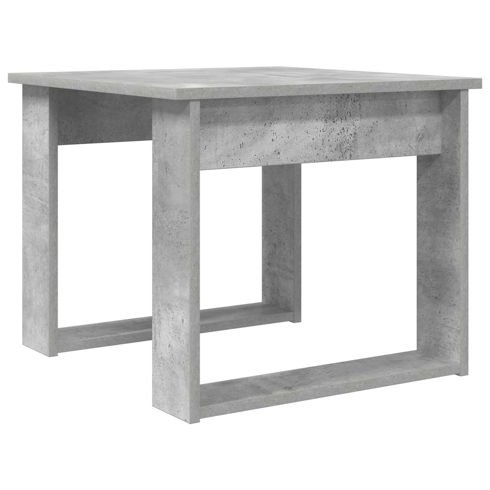 vidaXL Coffee Table Set 2 pcs Concrete Grey 50 x 52 x 42 cm 6