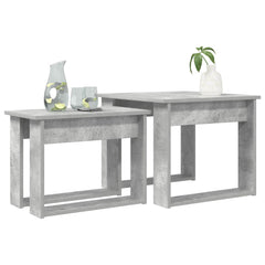 vidaXL Coffee Table Set 2 pcs Concrete Grey 50 x 52 x 42 cm 3