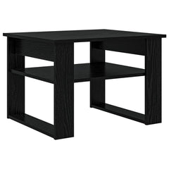 vidaXL Coffee Table Black Oak 64 x 54 x 44 cm Engineered Wood 2
