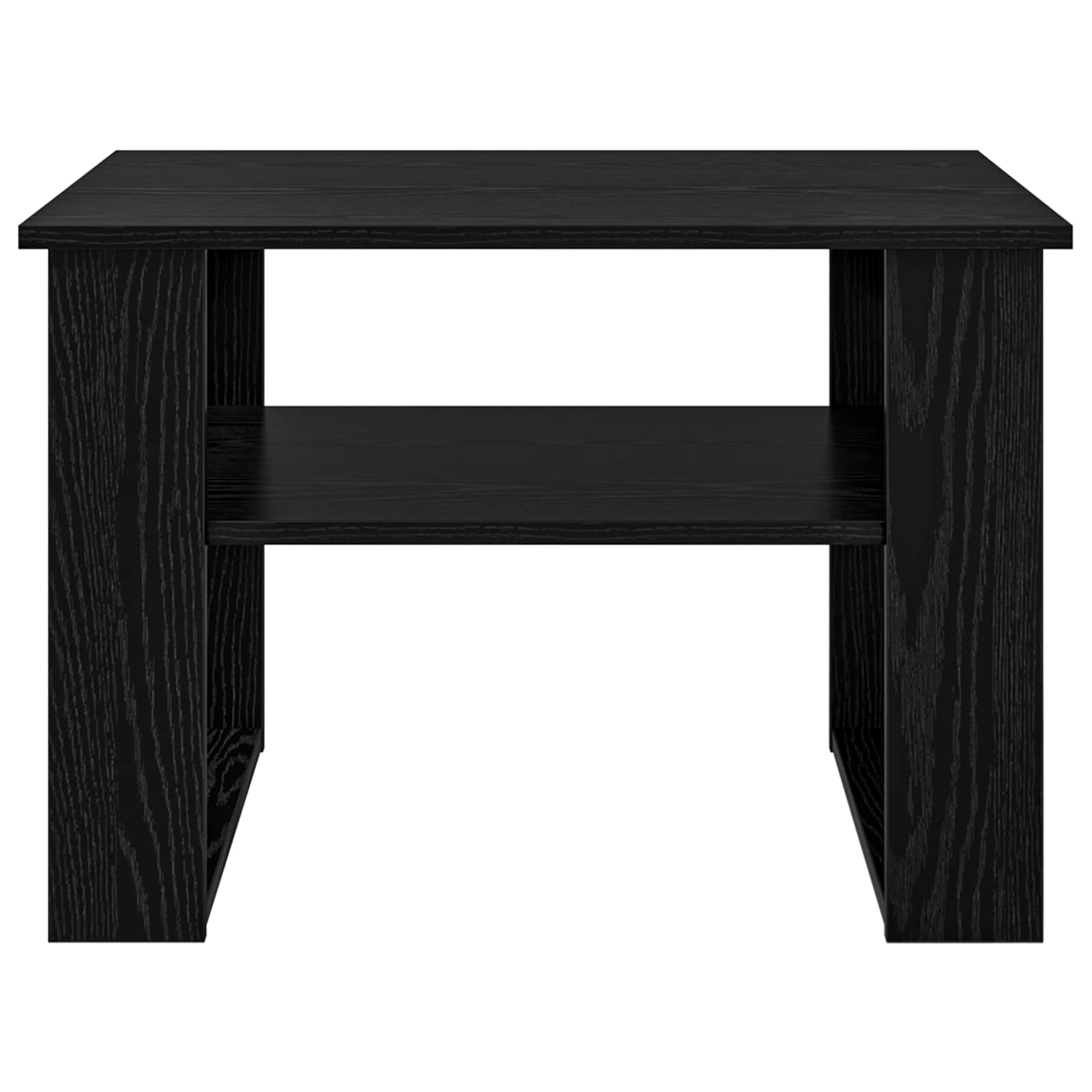 vidaXL Coffee Table Black Oak 64 x 54 x 44 cm Engineered Wood 5