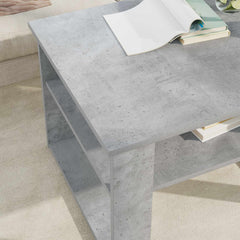 vidaXL Coffee Table Concrete Grey 64 x 54 x 44 cm Engineered Wood 4