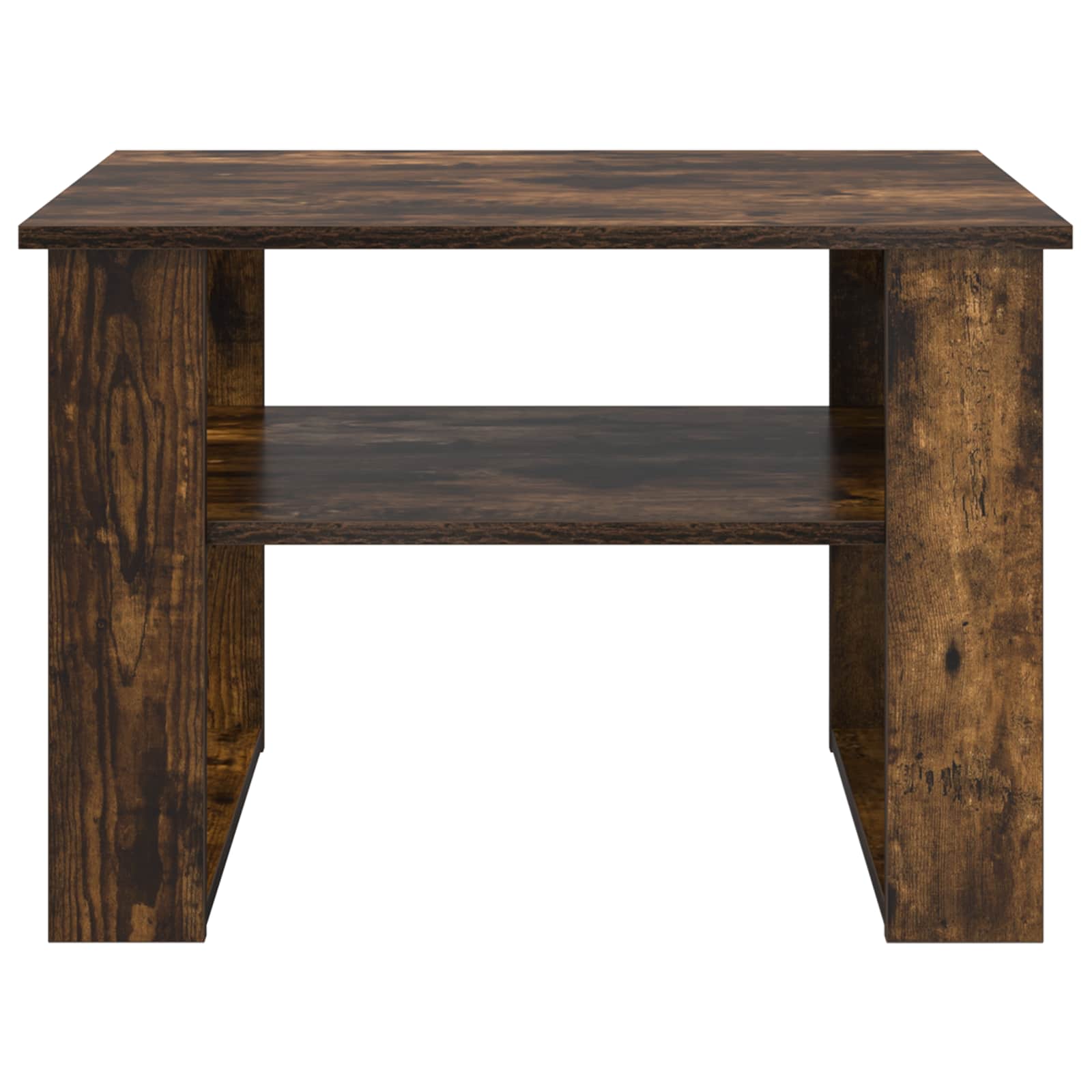 vidaXL Coffee Table Smoked Oak 64 x 54 x 44 cm Engineered Wood 5