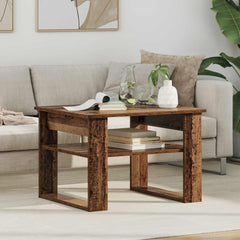 vidaXL Coffee Table Old Wood 64 x 54 x 44 cm Engineered Wood 1