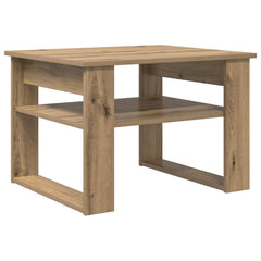 vidaXL Coffee Table Artisan Oak 64 x 54 x 44 cm Engineered Wood 2