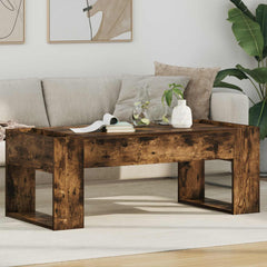 Coffee Table 110 x 50 x 41 cm Engineered Wood Smoked oak