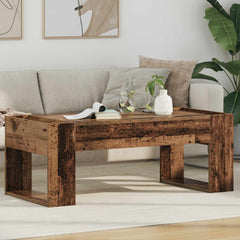 vidaXL Coffee Table Old Wood 110 x 50 x 41 cm Engineered Wood 1