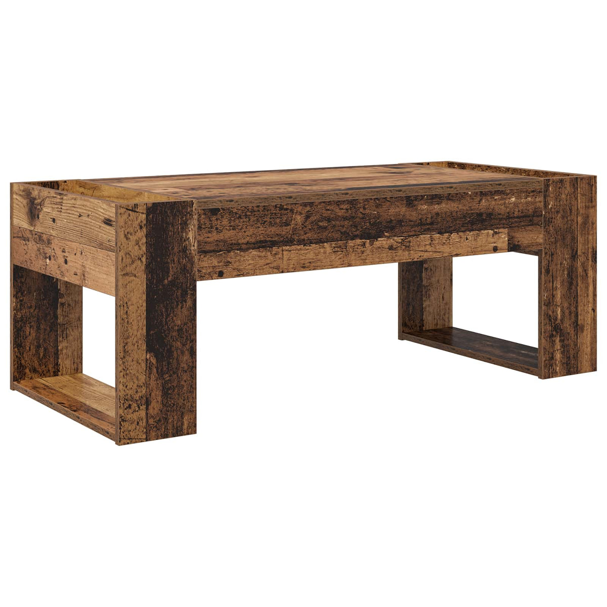 Coffee Table 110 x 50 x 41 cm Engineered Wood Old wood