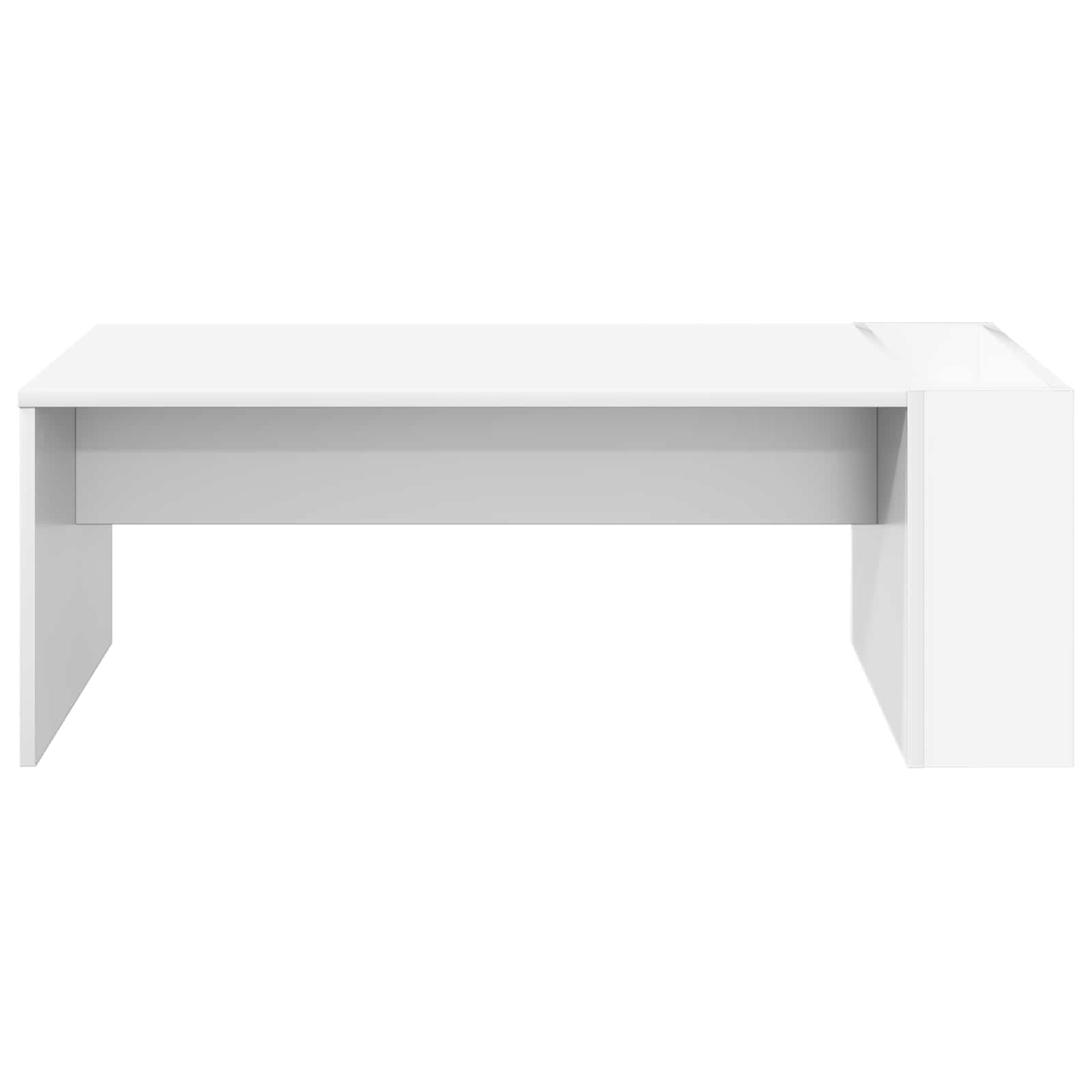 vidaXL Coffee Table White 95 x 50 x 34 cm Engineered Wood 5