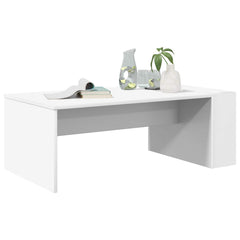 vidaXL Coffee Table White 95 x 50 x 34 cm Engineered Wood 3