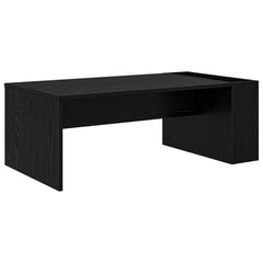 vidaXL Coffee Table Black Oak 95 x 50 x 34 cm Engineered Wood 2