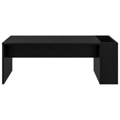 vidaXL Coffee Table Black Oak 95 x 50 x 34 cm Engineered Wood 5