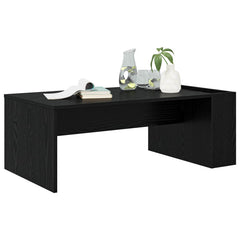 vidaXL Coffee Table Black Oak 95 x 50 x 34 cm Engineered Wood 3