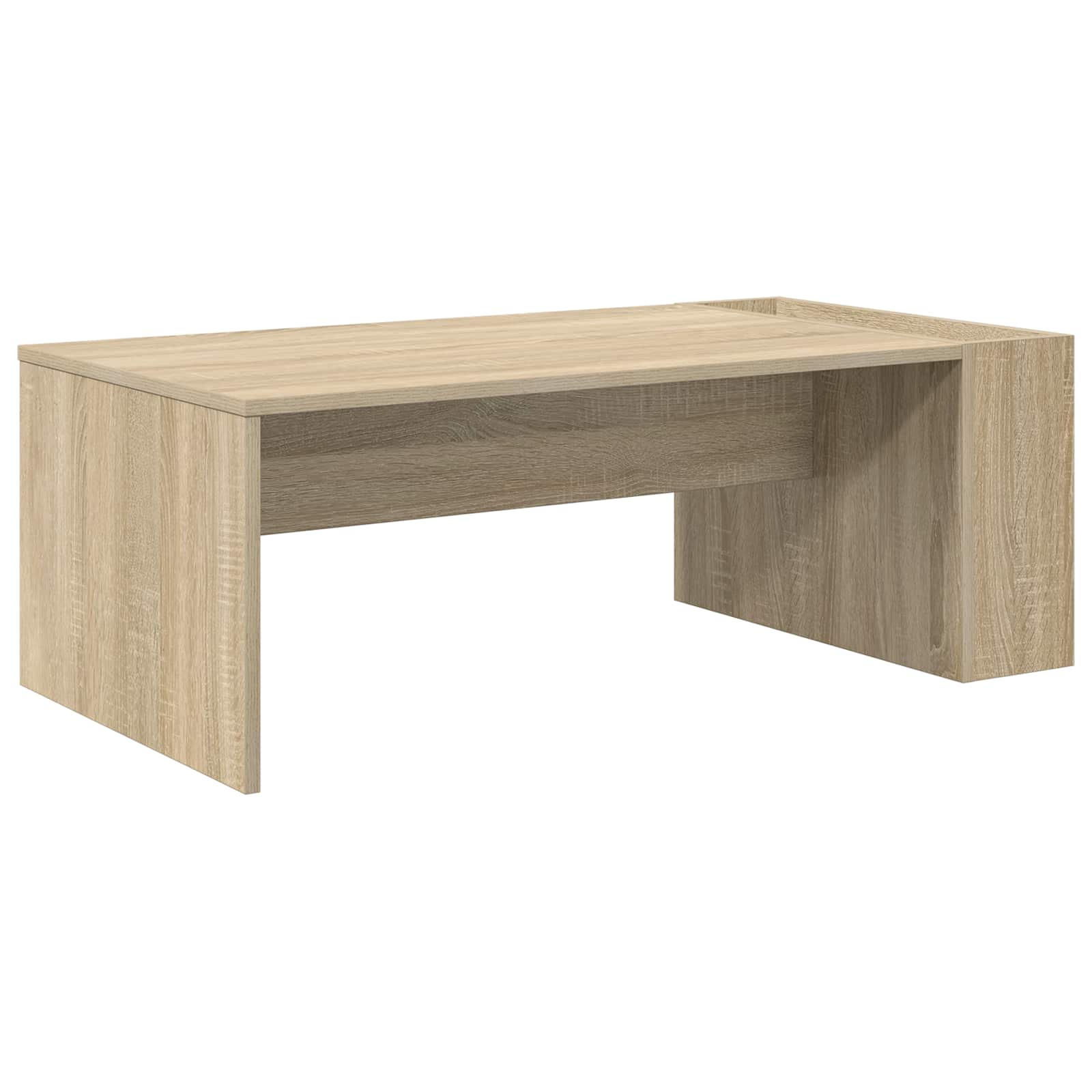 vidaXL Coffee Table Sonoma Oak 95 x 50 x 34 cm Engineered Wood 2