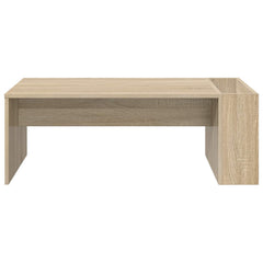 vidaXL Coffee Table Sonoma Oak 95 x 50 x 34 cm Engineered Wood 5