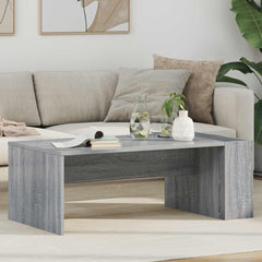 vidaXL Coffee Table Grey Sonoma 95 x 50 x 34 cm Engineered Wood 1