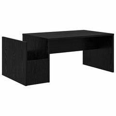 vidaXL Coffee Table Black Oak 90 x 45 x 35 cm Engineered Wood 2