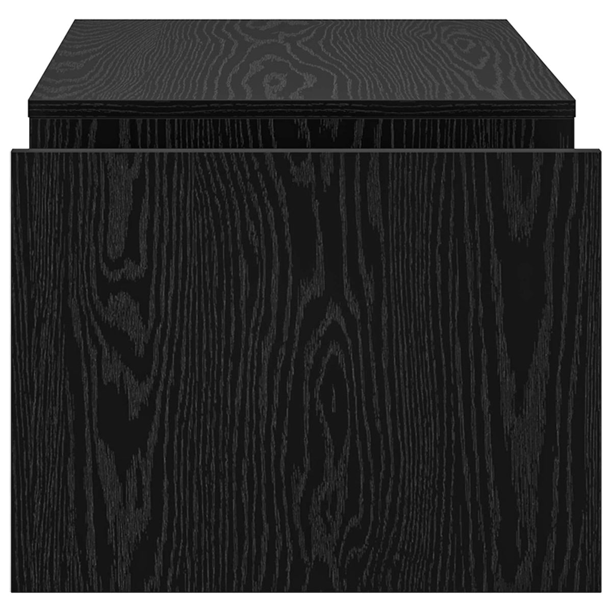 vidaXL Coffee Table Black Oak 90 x 45 x 35 cm Engineered Wood 6