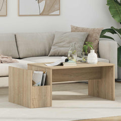 vidaXL Coffee Table Sonoma Oak 90 x 45 x 35 cm Engineered Wood 1