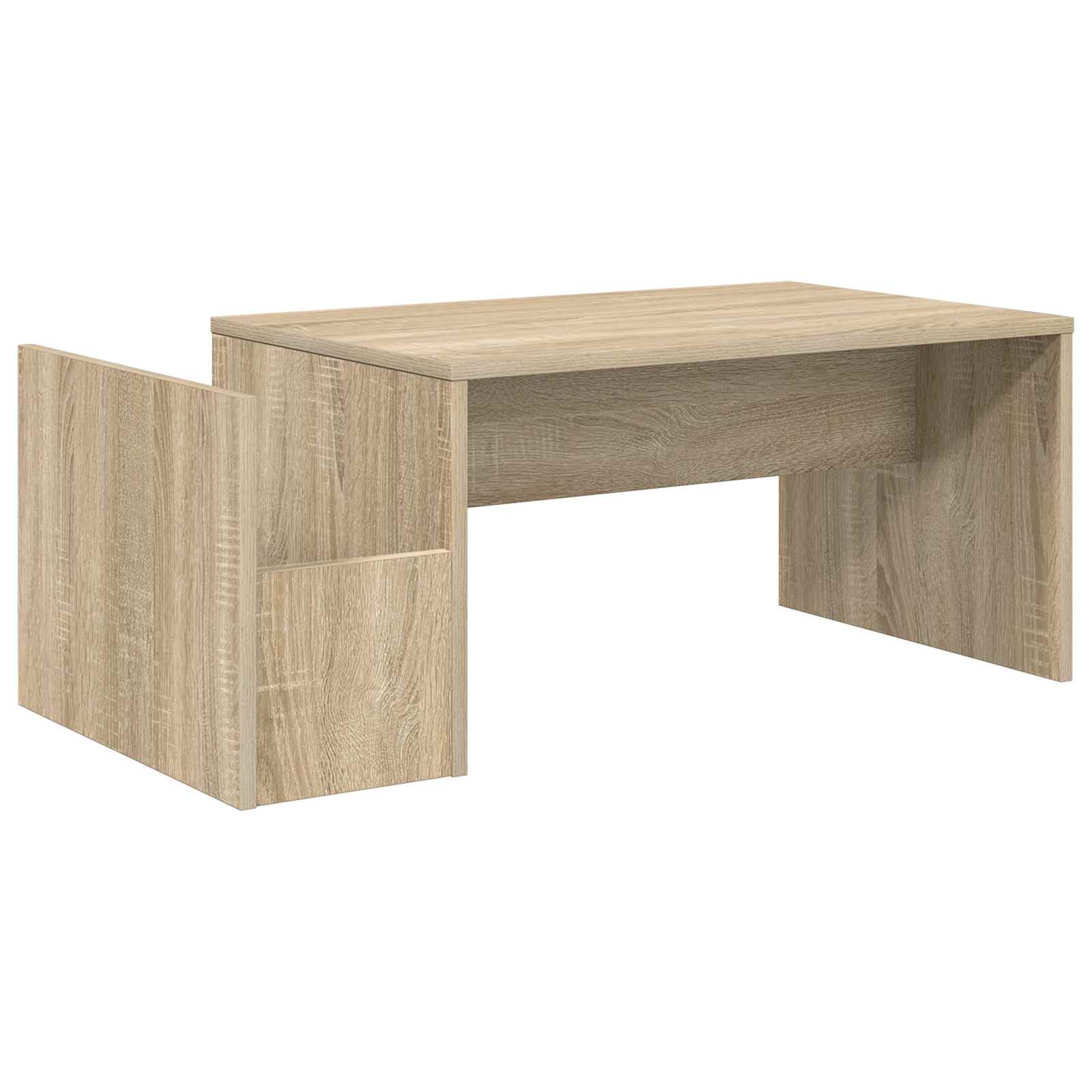 vidaXL Coffee Table Sonoma Oak 90 x 45 x 35 cm Engineered Wood 2