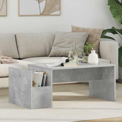 vidaXL Coffee Table Concrete Grey 90 x 45 x 35 cm Engineered Wood 1