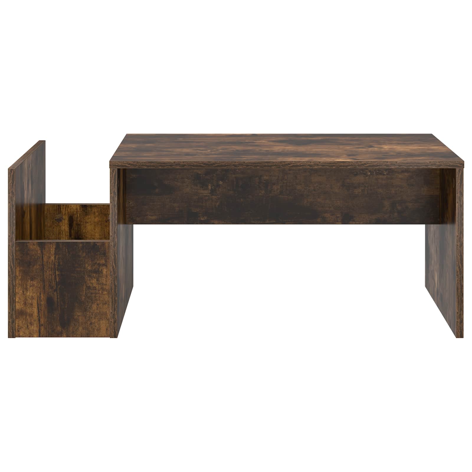 vidaXL Coffee Table Smoked Oak 90 x 45 x 35 cm Engineered Wood 5